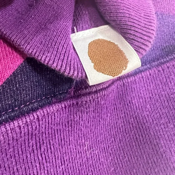 BAPE Purple zip up sweater